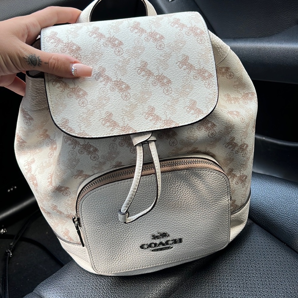 Newly used coach backpack
